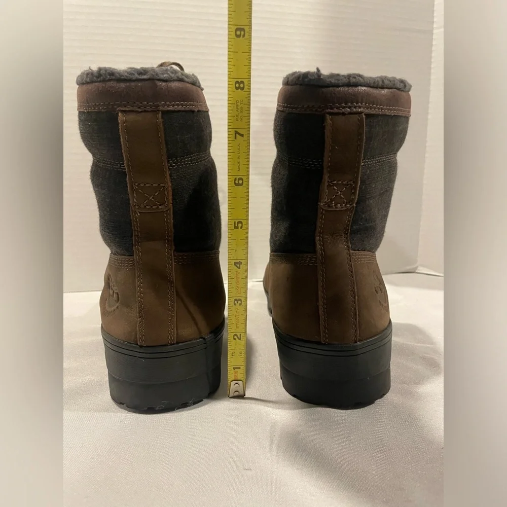 TIMBERLAND Spruce Mountain Men’s Dark Brown Waterproof Lace Up Boot Men’s 10 1/2